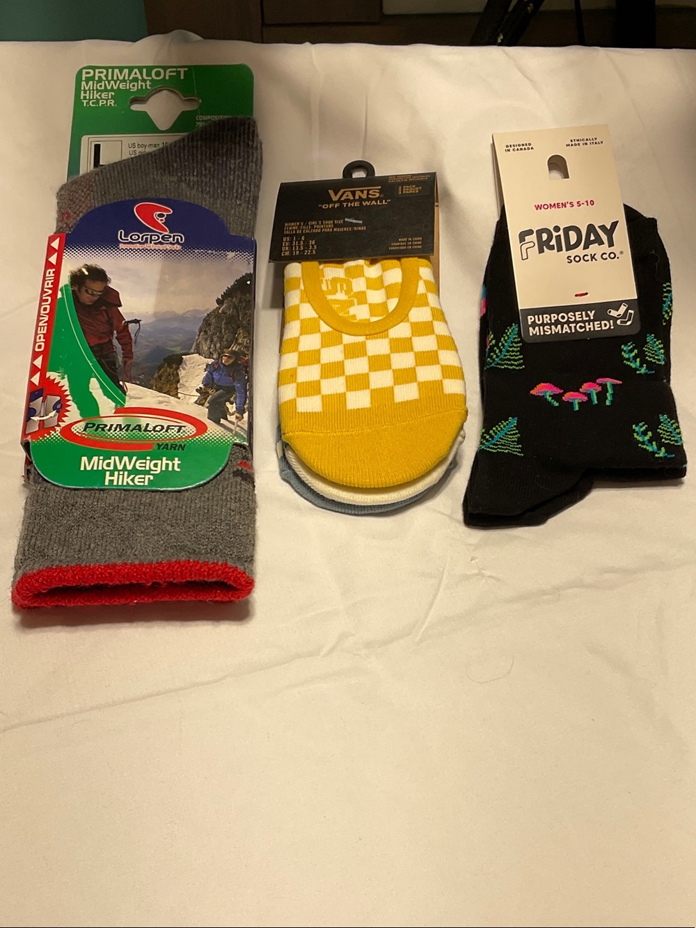3 Packs of Brand New Random Socks.